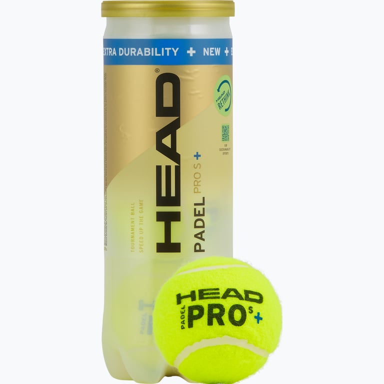 Head Pro S+ padelbollar Gul