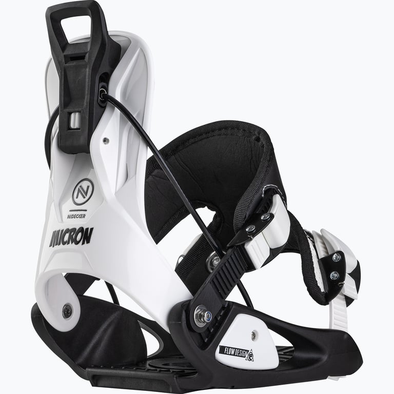 Nidecker Flow Micron JR snowboardbindning Vit