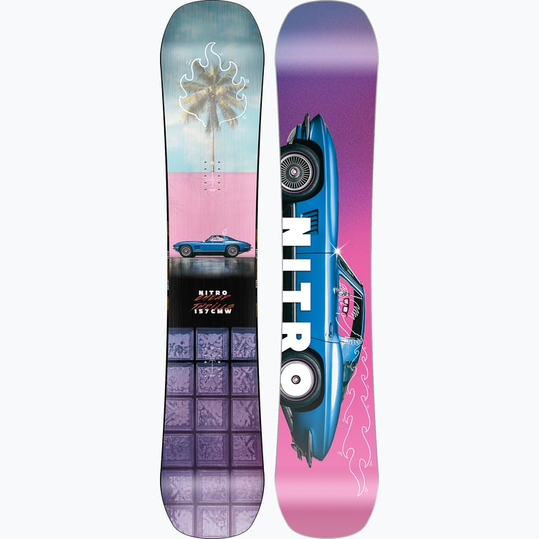 Nitro Cheap Thrills Wide snowboard Rosa