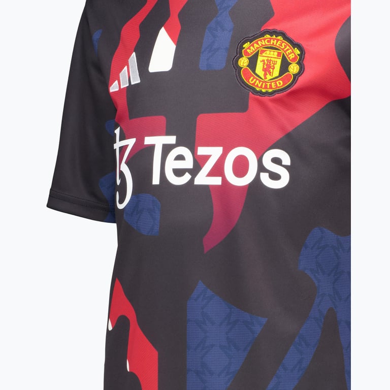 adidas Manchester United 24/25 Pre-Match JR träningst-shirt Svart