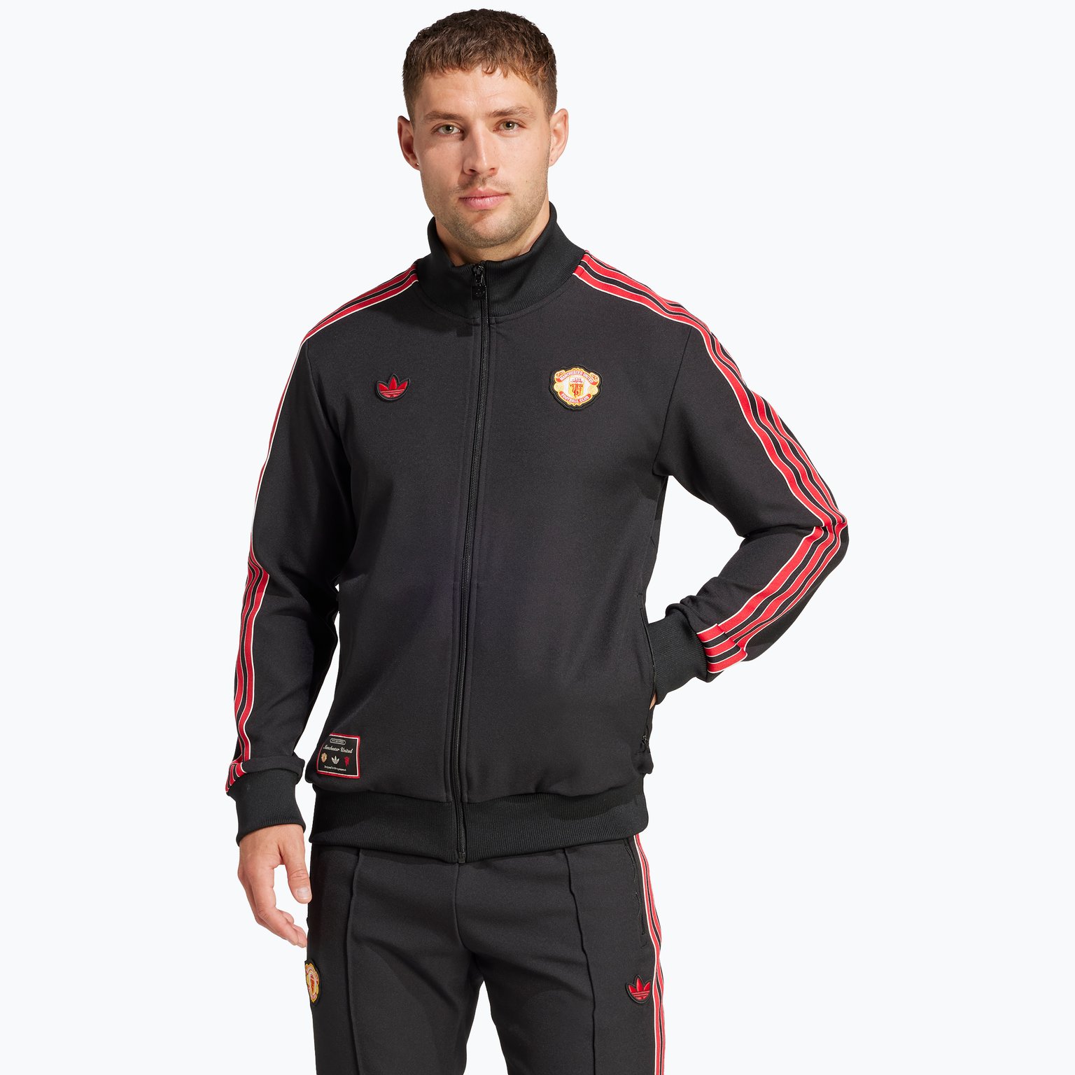 adidas Originals Manchester United Icon M träningsjacka Svart