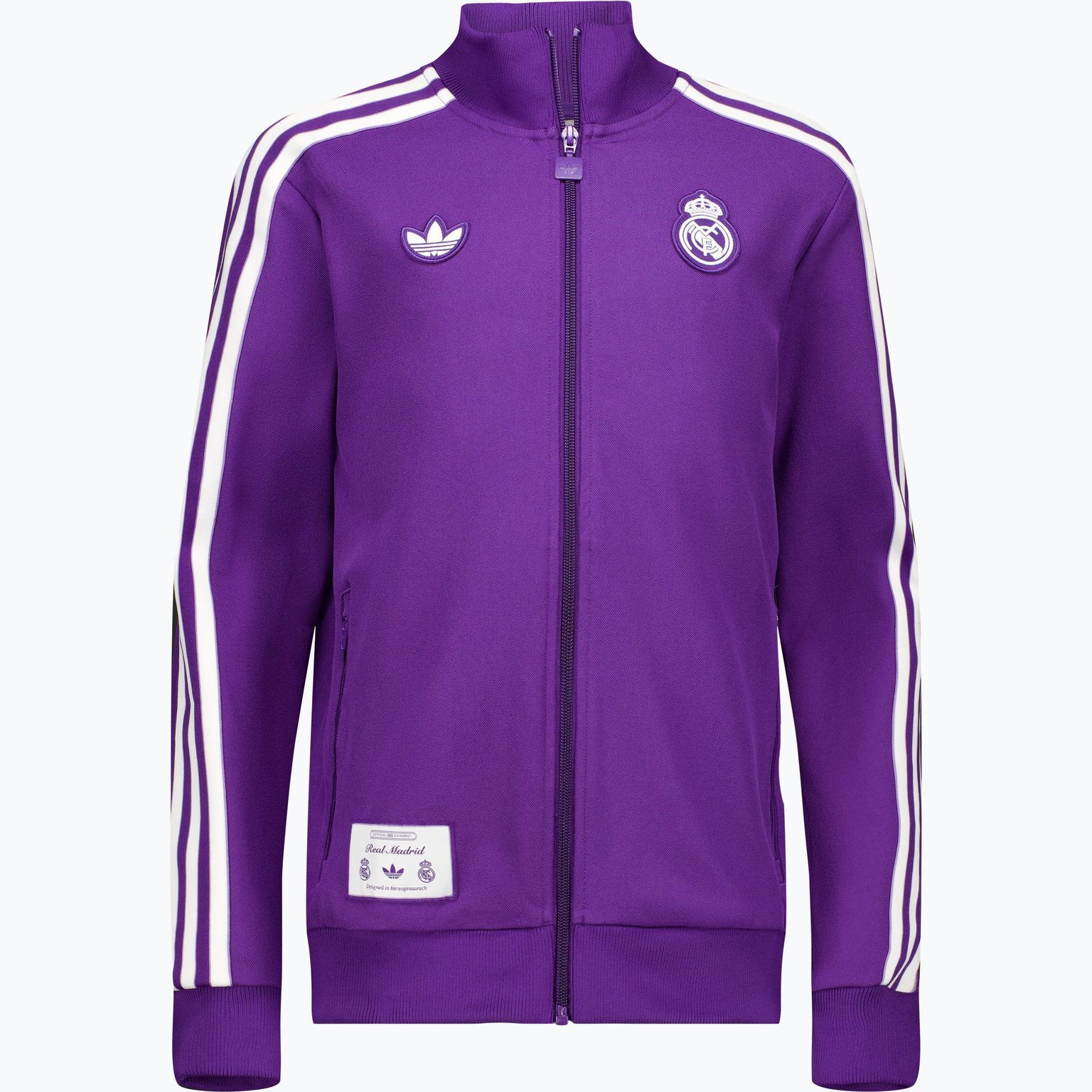 adidas Originals Real Madrid Icon JR träningsjacka Lila