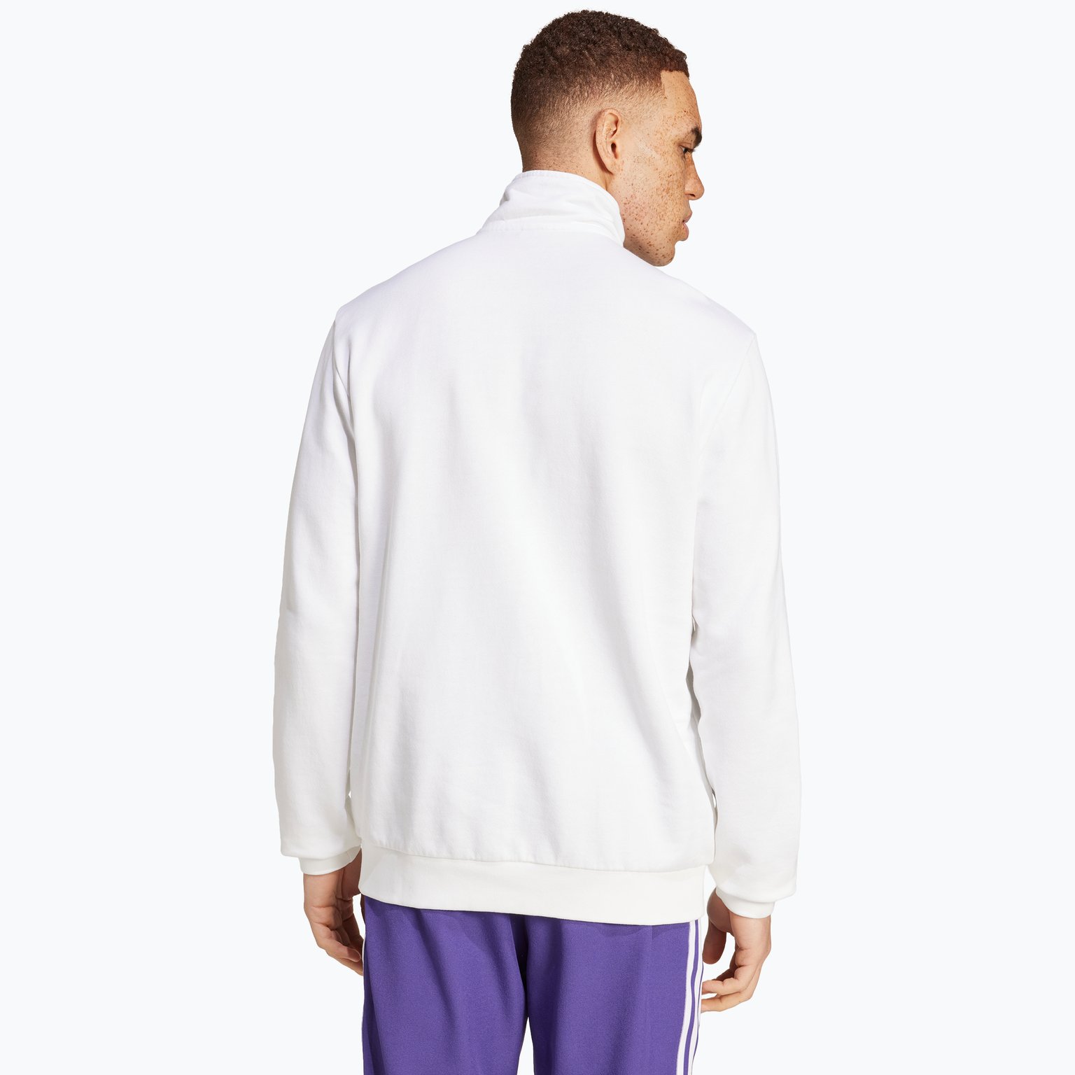 adidas Originals Real Madrid Icon Half Zip M tröja Vit