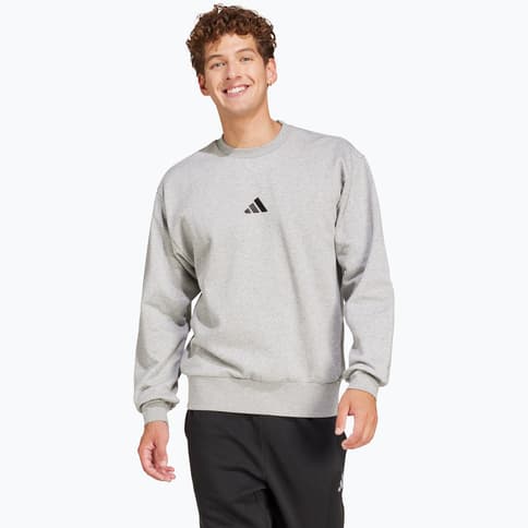 adidas Essentials Small Logo Feel Cozy M tröja Grå