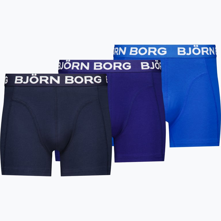 Björn Borg Cotton Stretch 3-pack JR kalsonger Blå