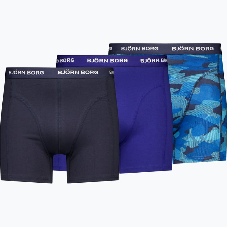 Björn Borg Cotton Stretch 3-pack kalsonger Blå