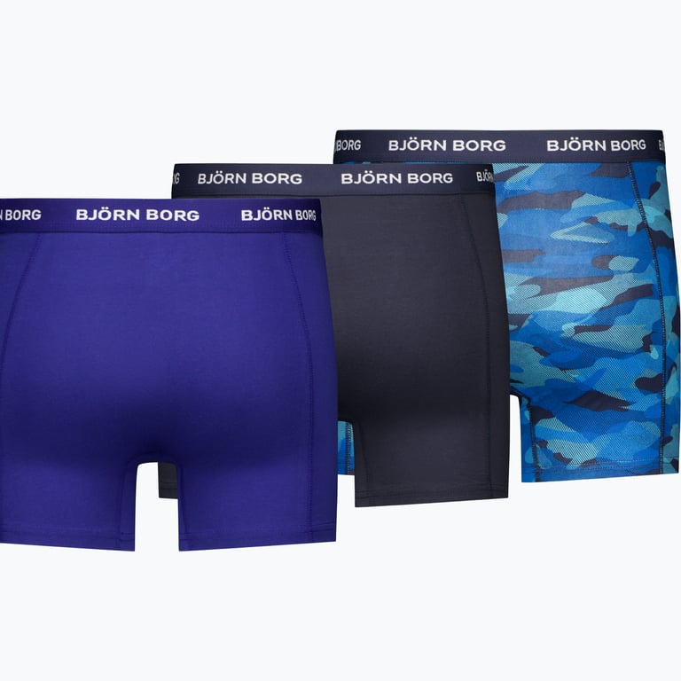 Björn Borg Cotton Stretch 3-pack kalsonger Blå