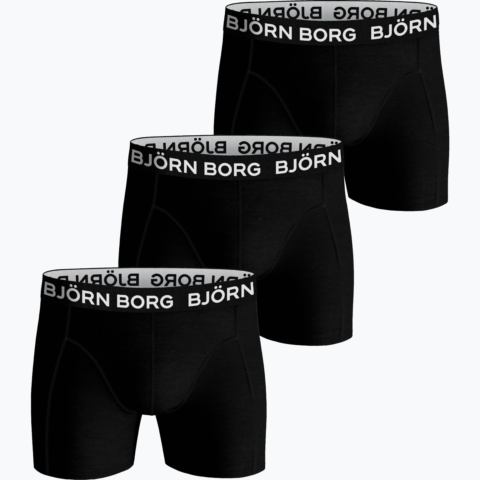 Björn Borg Cotton Stretch 3-pack kalsonger Svart