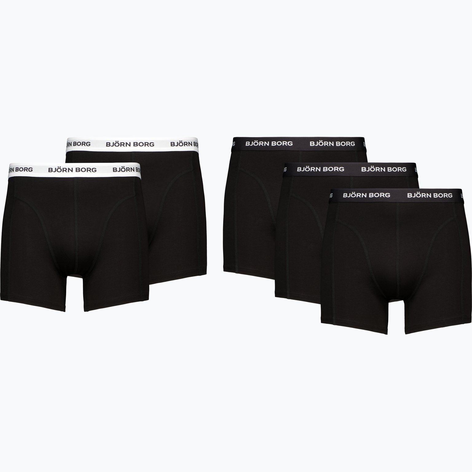 Björn Borg Cotton Stretch 5-pack kalsonger Svart