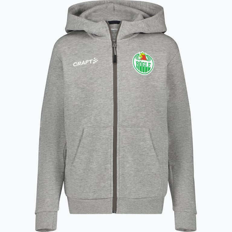 Rögle CREST FZ HOOD 2.0 JR Grå