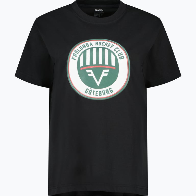 Frölunda Hockey CREST TEE 2.0 W Svart