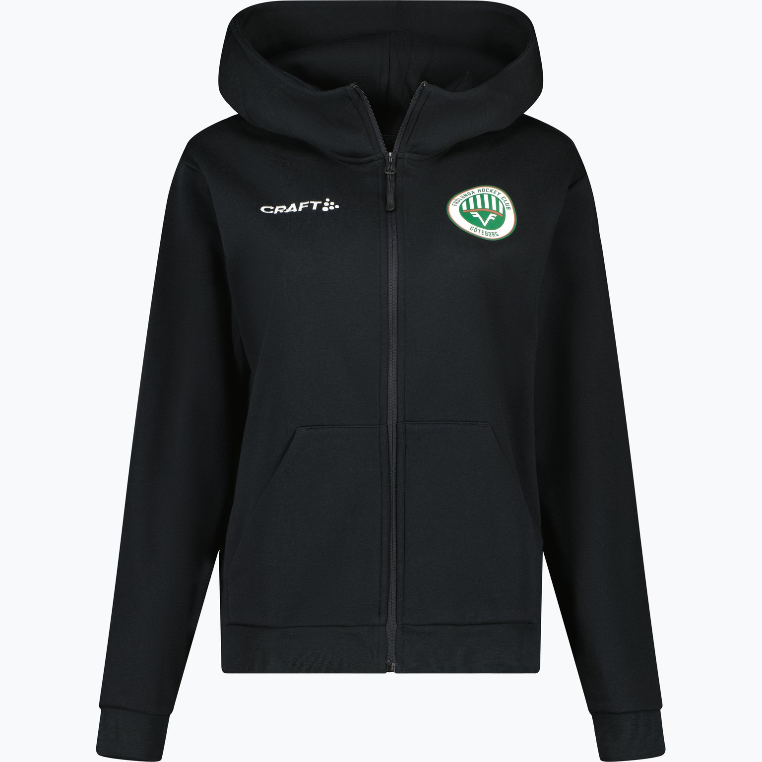 Frölunda Hockey CREST FZ HOOD 2.0 W Svart