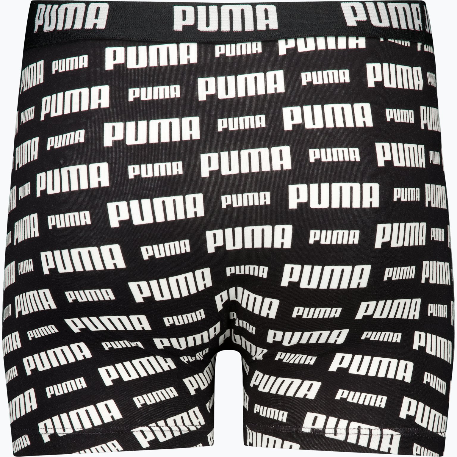 Puma Logo Print Boxer 2-pack JR kalsonger Svart