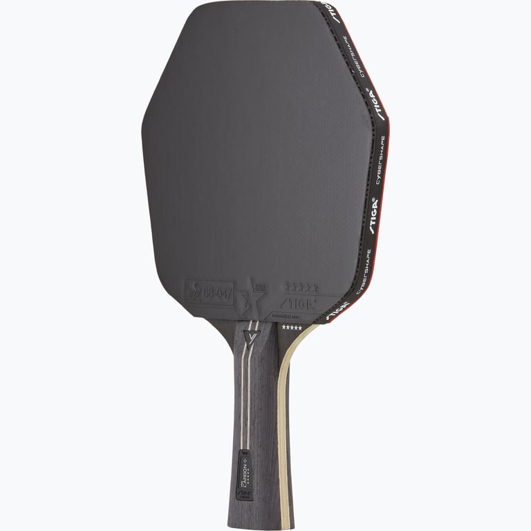 Stiga Pro Carbon+ Cybershape 5-star pingisracket Röd