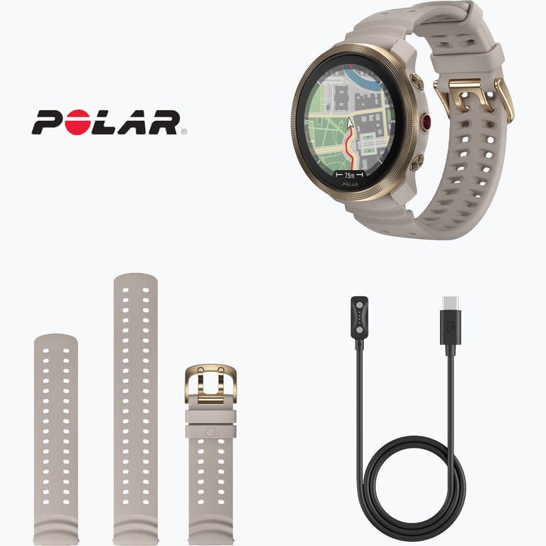 Polar Vantage M3 träningsklocka Beige