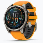 färgalternativ för Orange Garmin Fenix 8 47 mm AMOLED träningsklocka