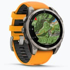 förhandsvisning ikon 6 för Garmin Fenix 8 47 mm AMOLED träningsklocka Orange