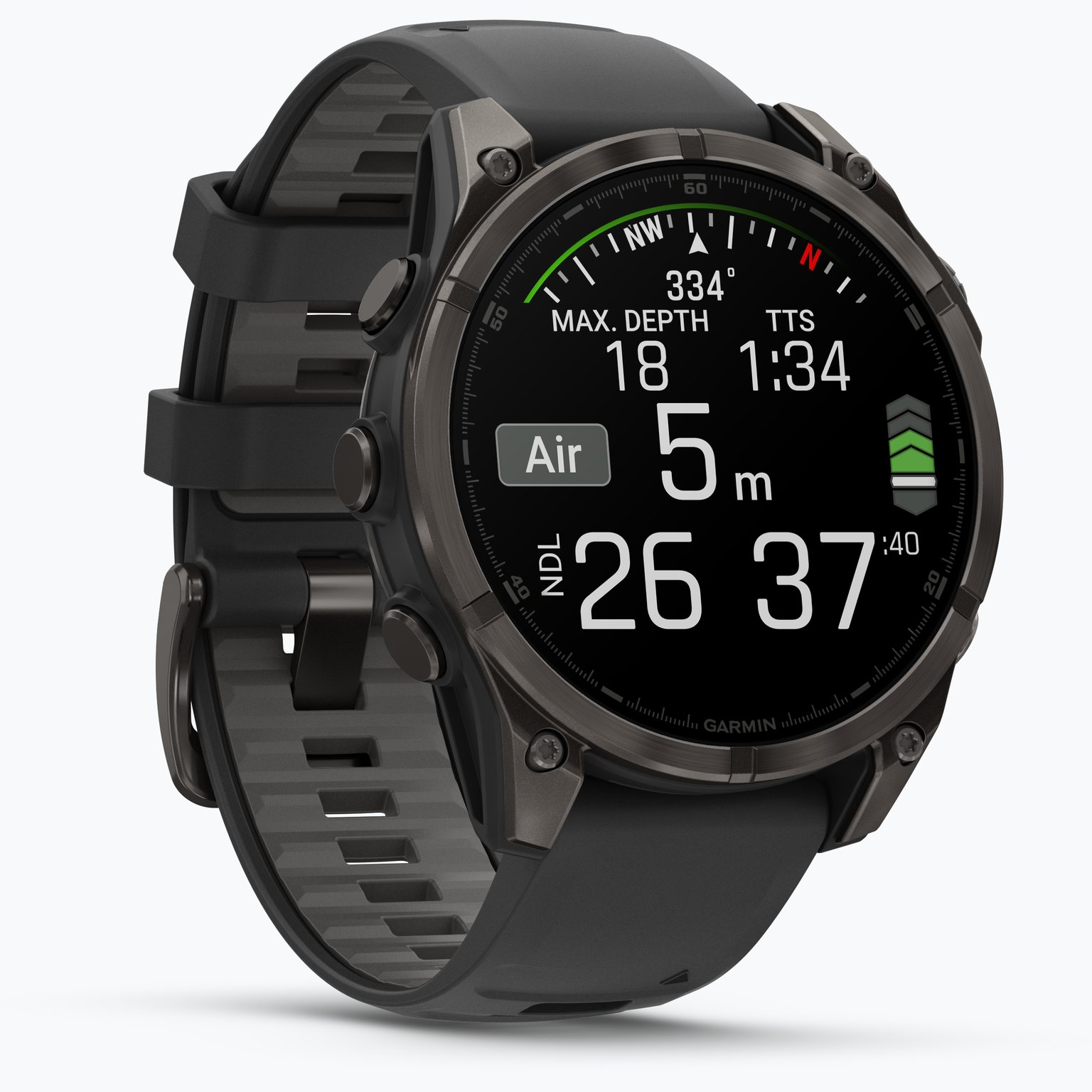 Garmin Fenix 8 47 mm AMOLED träningsklocka Svart