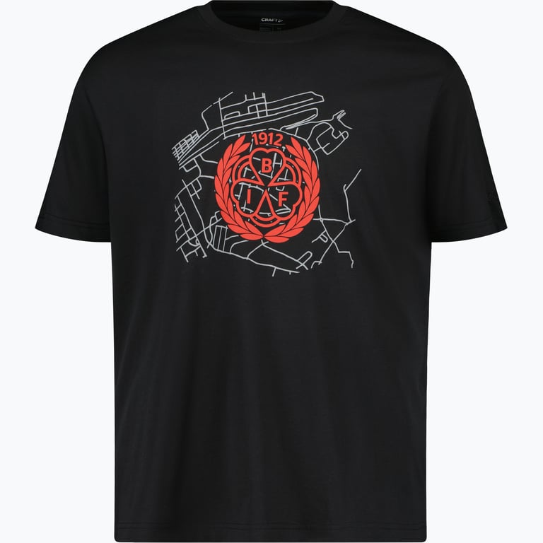 Brynäs IF TVÄRGATORNA CREST TEE M Svart