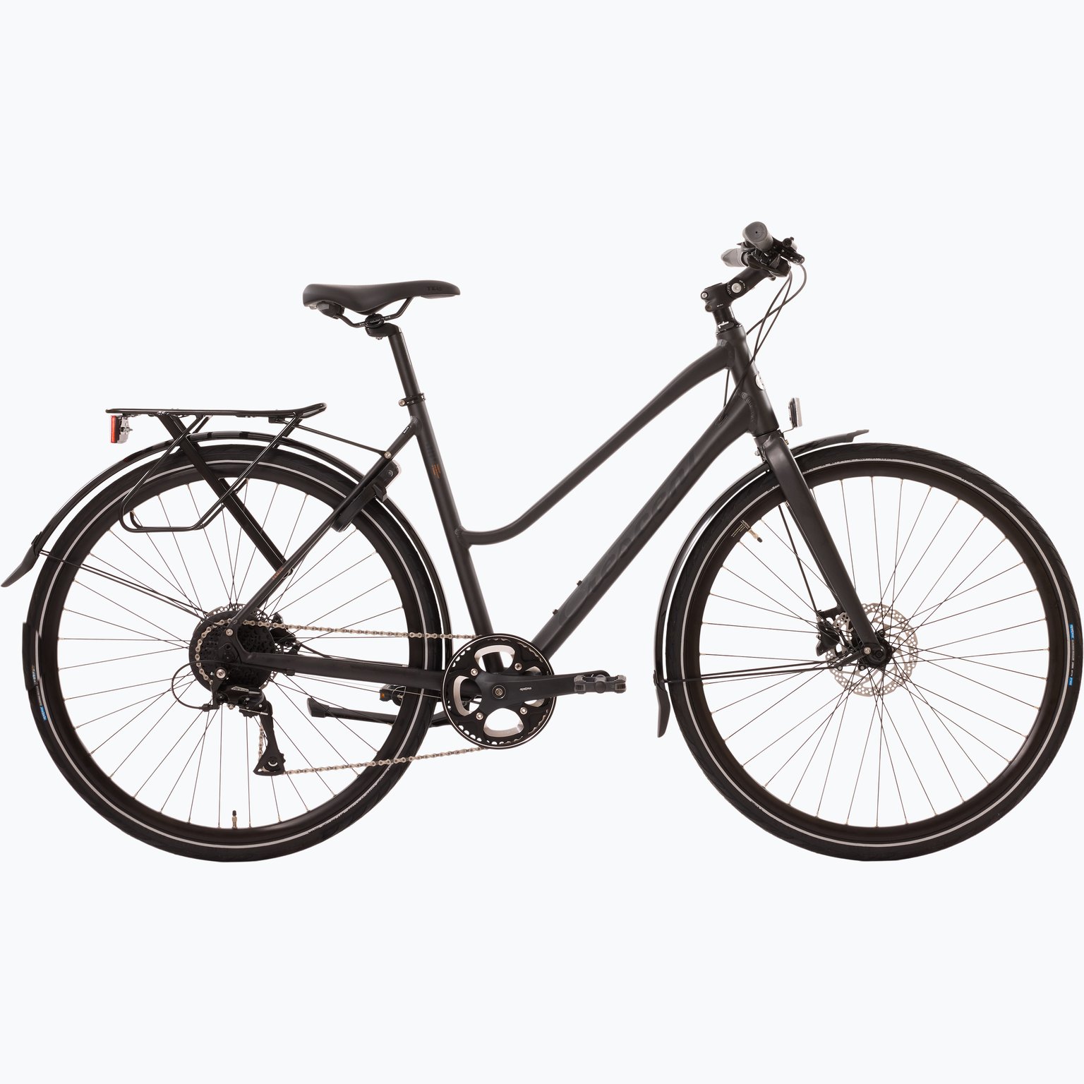 Crescent Femto 8-vxl hybridcykel Svart