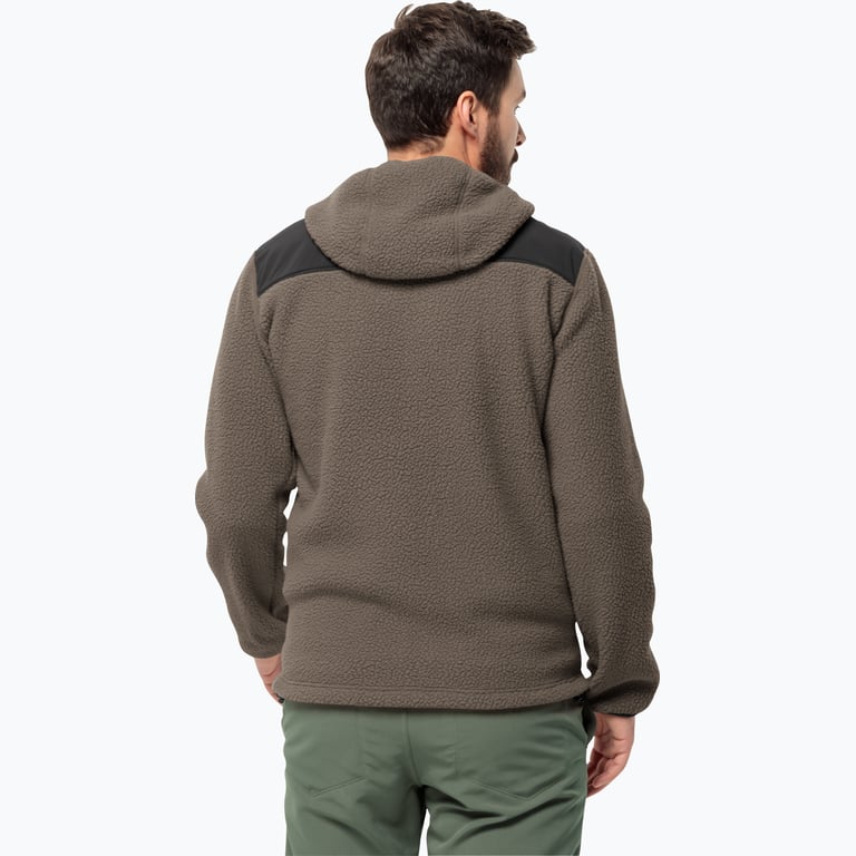 Jack Wolfskin Kammweg Pile M fleecejacka Brun