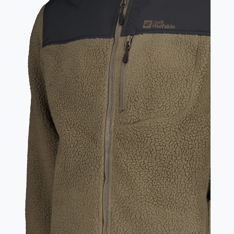 Jack Wolfskin Kammweg Pile M fleecejacka Brun