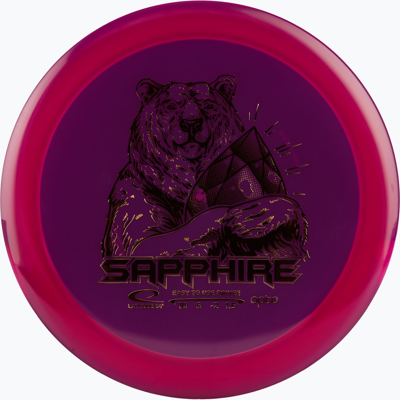 Latitude 64 Sapphire Opto Easy to Use Driver disc Lila