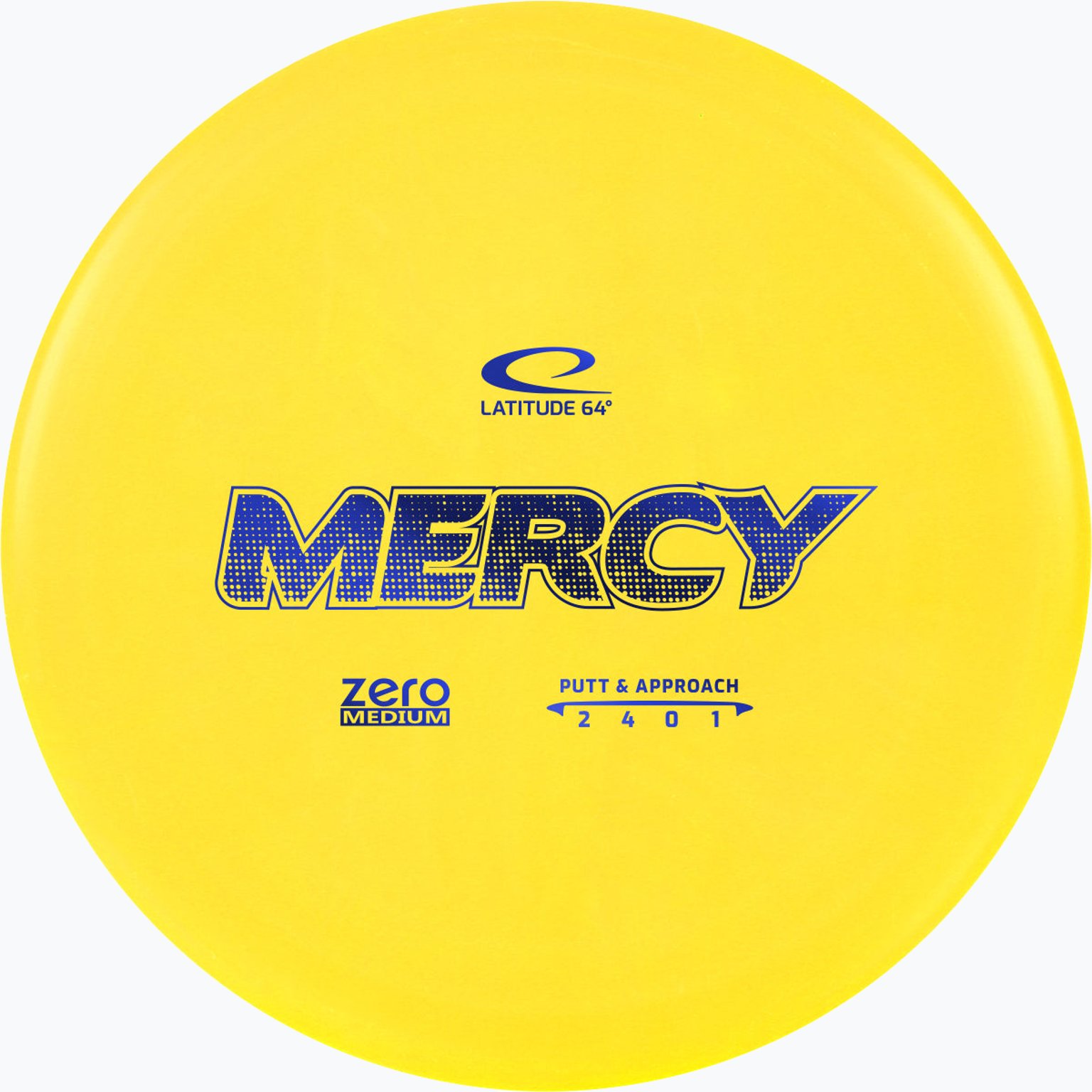 Latitude 64 Zero Mercy Medium putter disc Gul