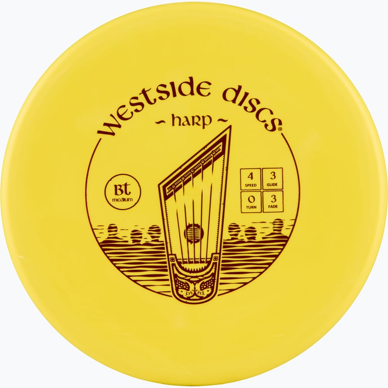 Westside Medium Harp BT Putter disc Gul