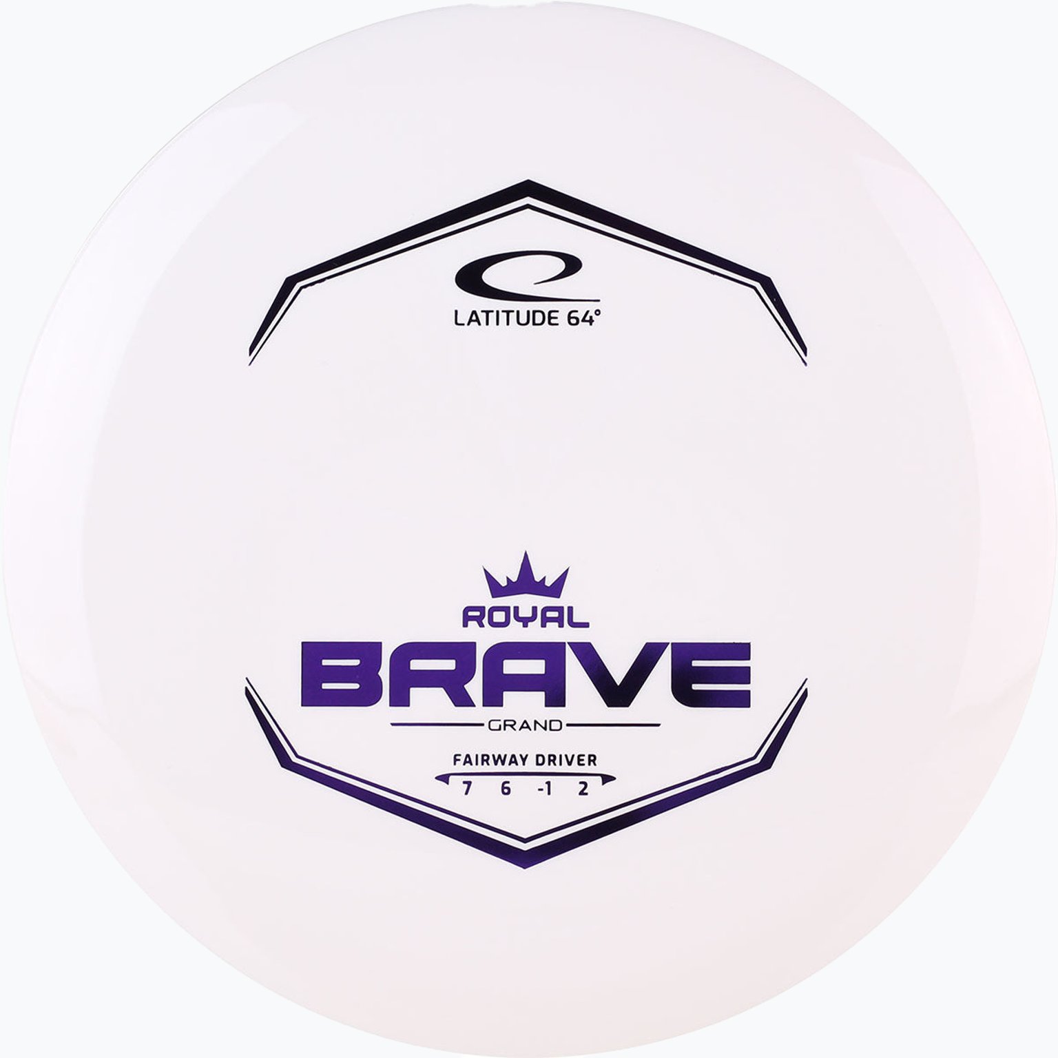 Latitude 64 Grand Brave Fairway Driver disc Vit