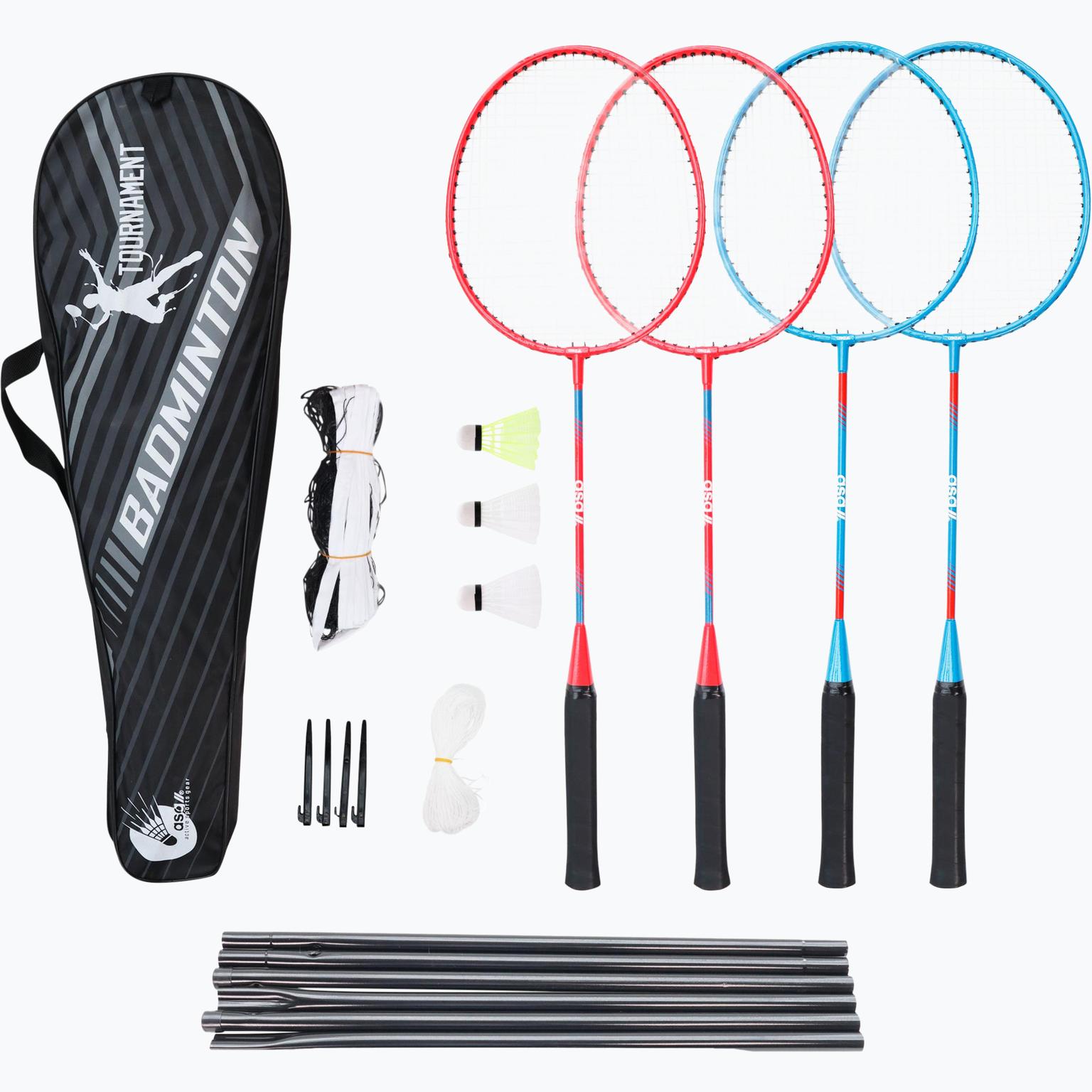 Active Sports Gear Tournament 4P badmintonset Flerfärgad