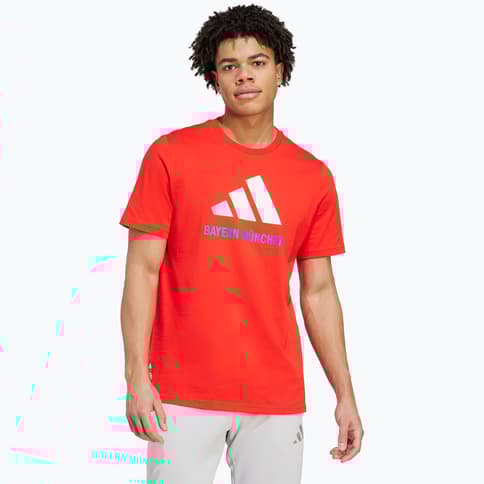 adidas FC Bayern München Seasonal Graphic M t-shirt Röd