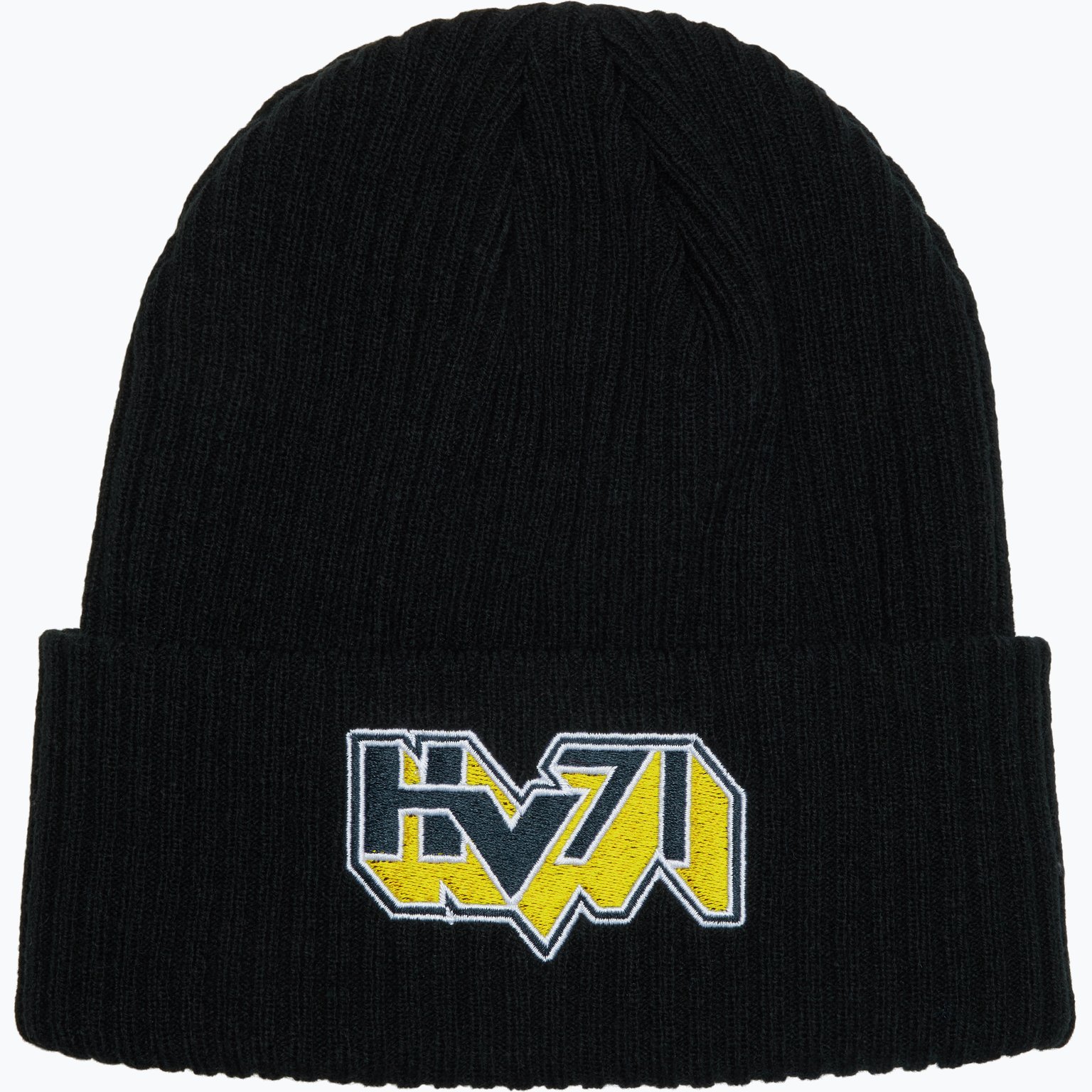 HV71 RIBBED HAT Svart