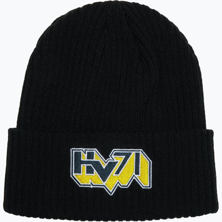 HV71 RIBBED HAT Svart