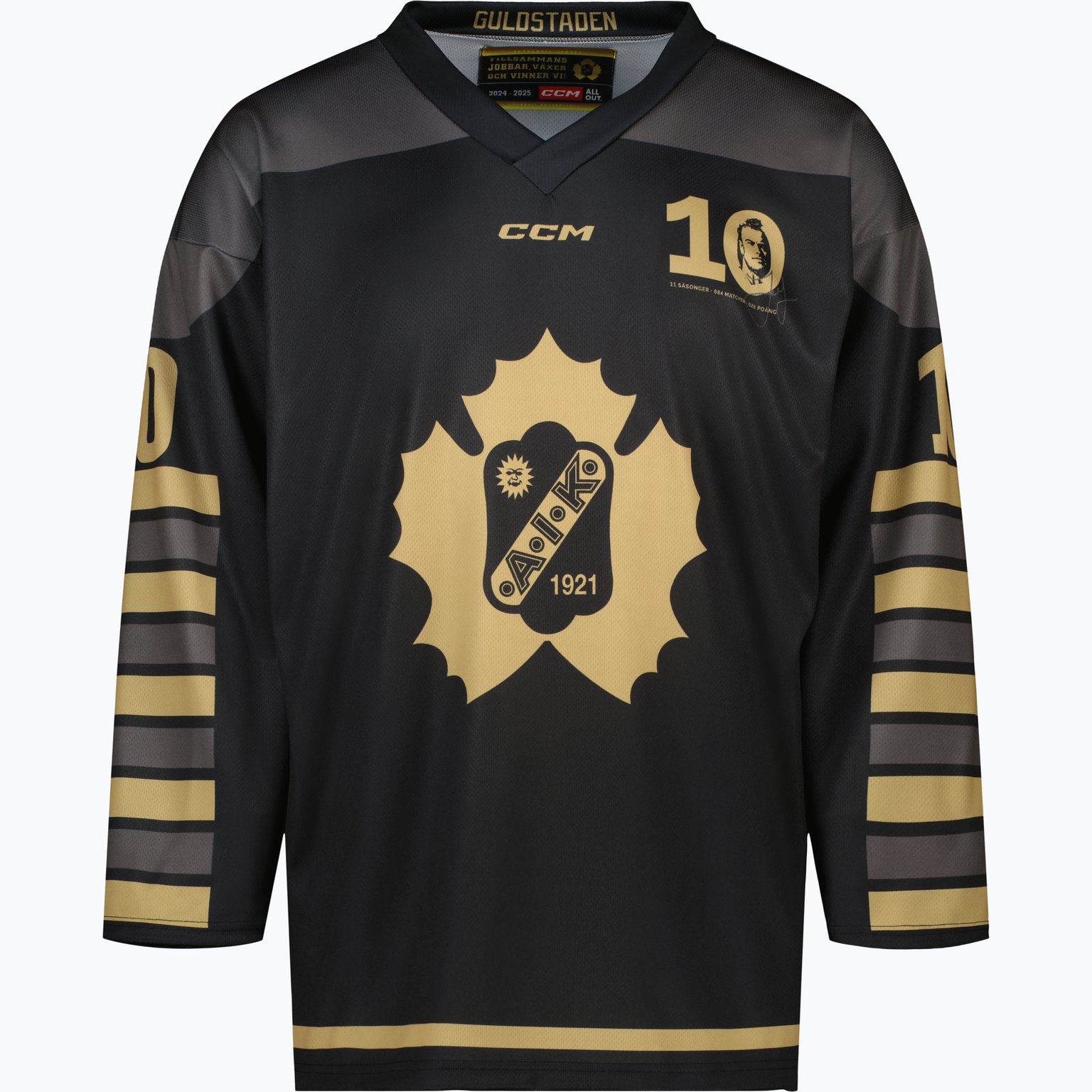 Skellefteå AIK Joakim Lindström SR Replica matchtröja Svart