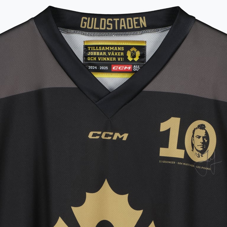 Skellefteå AIK Joakim Lindström SR Replica matchtröja Svart