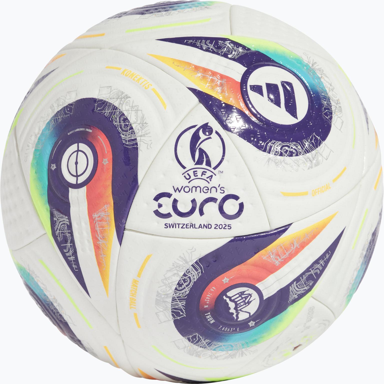 adidas Womens Euro25 Pro fotboll Vit