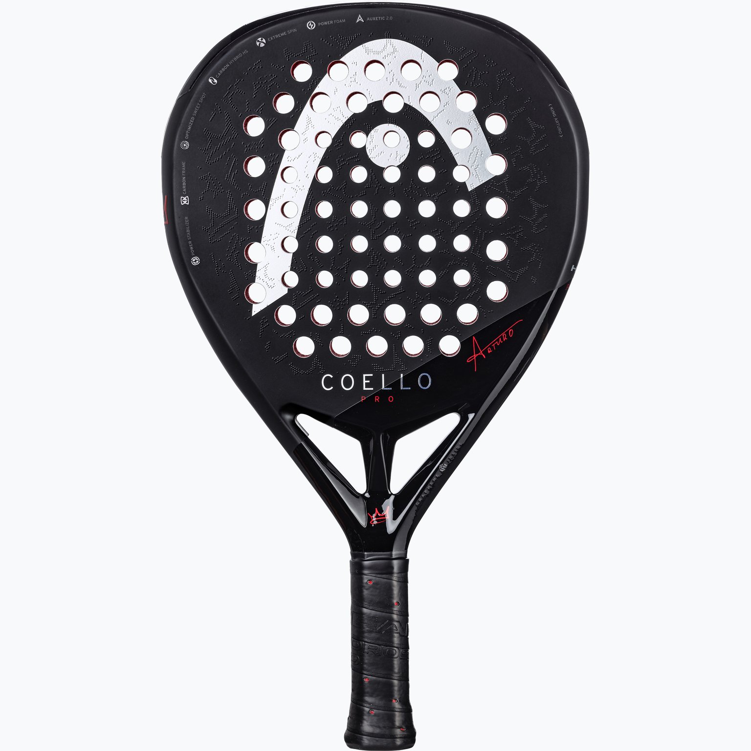 Head Coello Pro 25 padelracket Svart