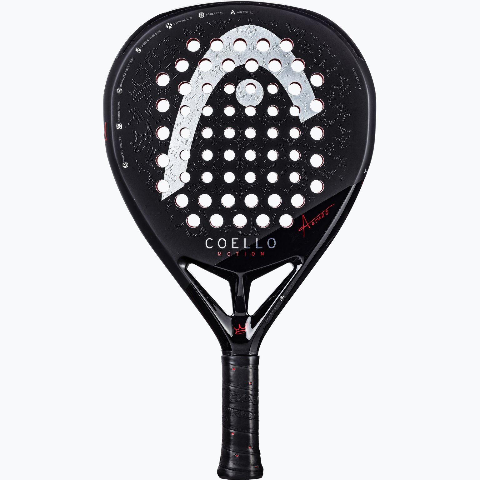 Head Coello Motion 25 padelracket Svart