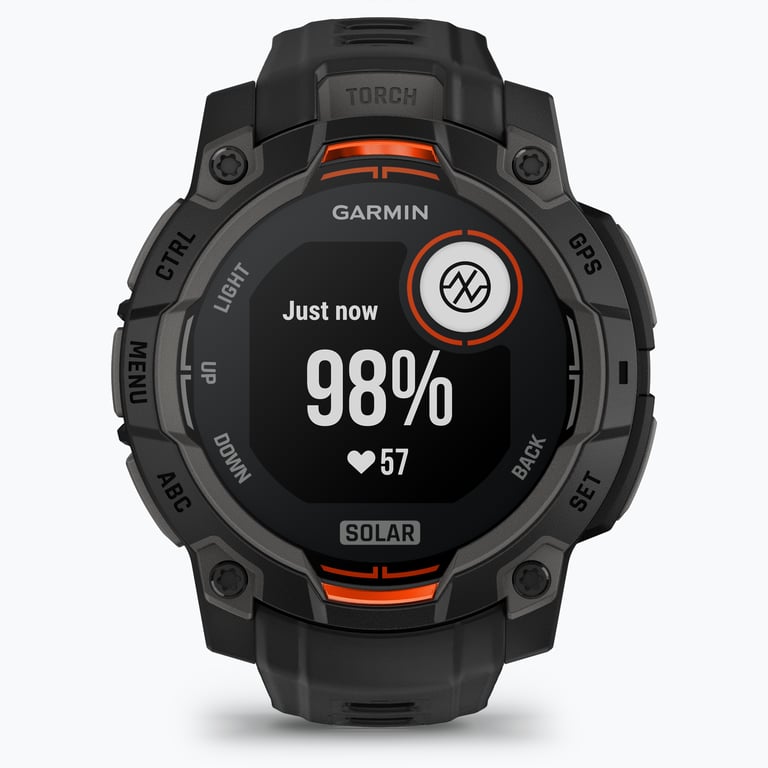 Garmin Instinct 3 Solar 45mm träningsklocka Svart