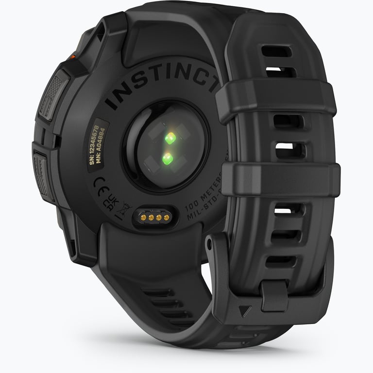 Garmin Instinct 3 Solar 45mm träningsklocka Svart