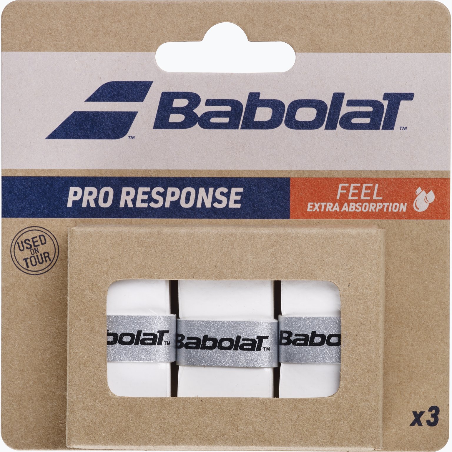 Babolat Pro Response Overgrip 3-pack grepplinda Vit