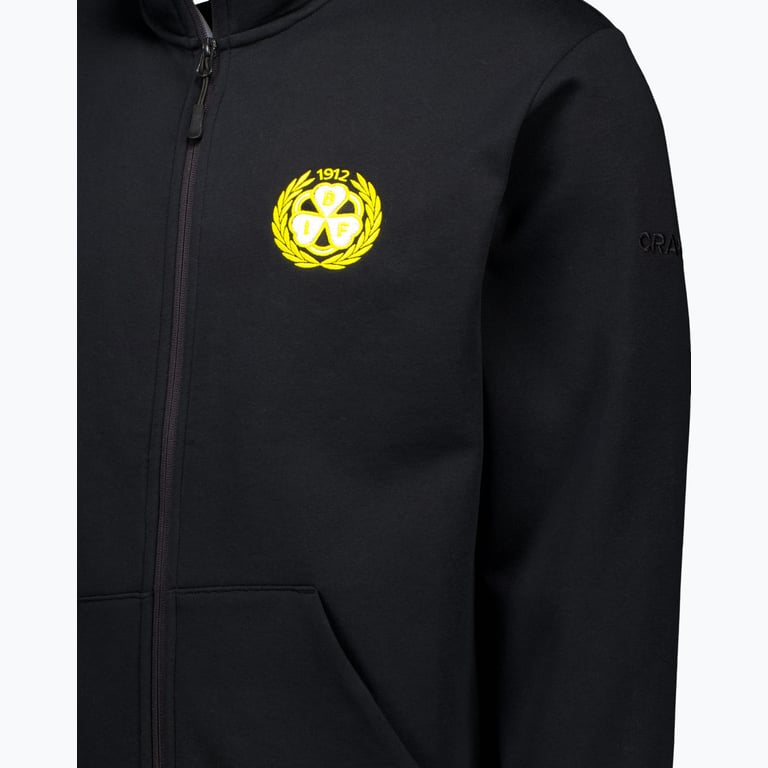 Brynäs IF Fullzip EMB Logo M jacka Svart