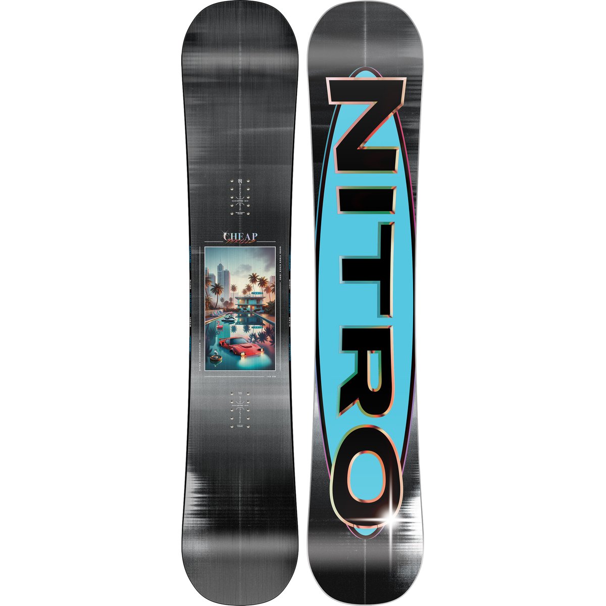 Nitro Prime X DD Wide – Snowboard Tout-terrain Directionnel, Flat-out Rocker, Pour Grands Pieds