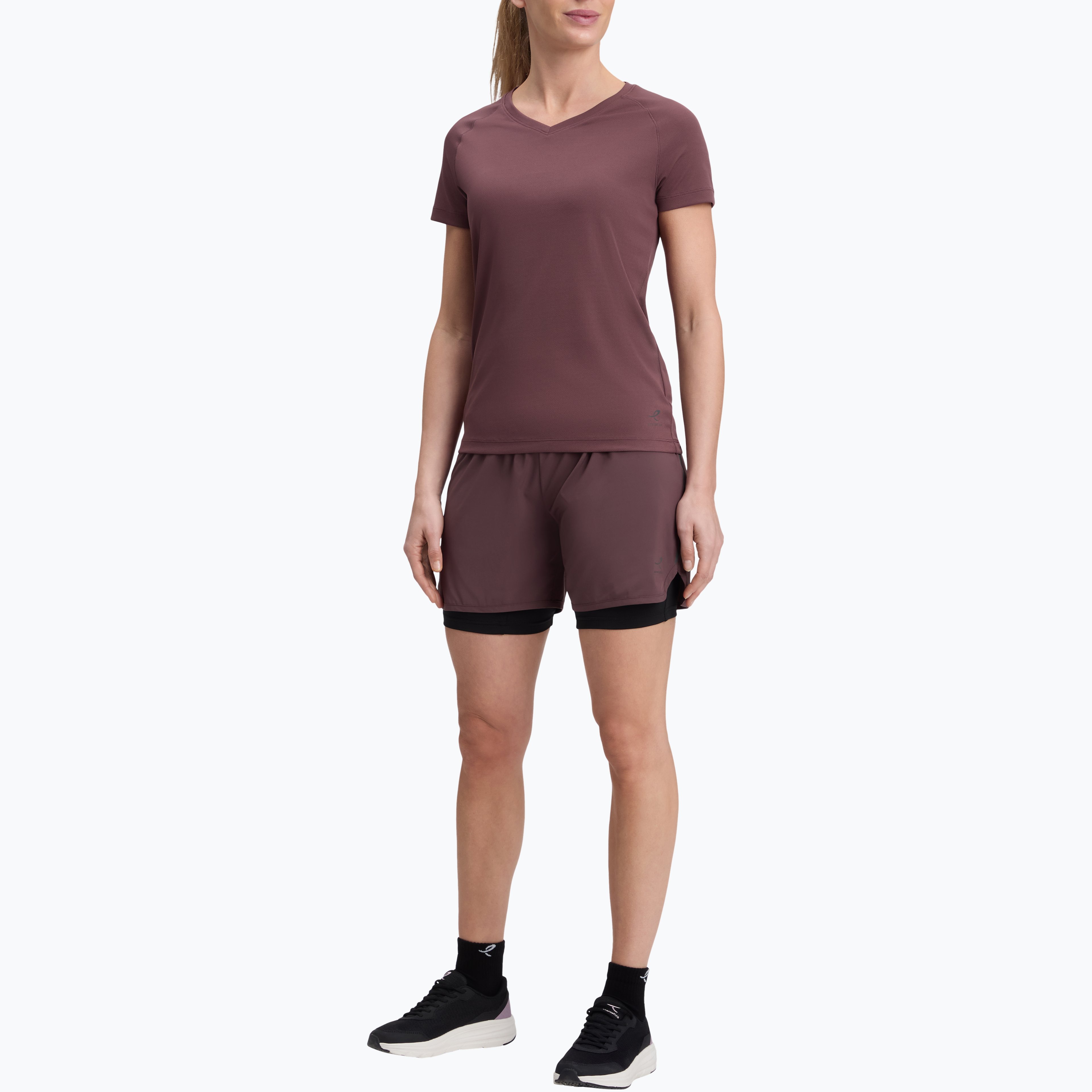 Energetics Natalja II W löpart-shirt Röd