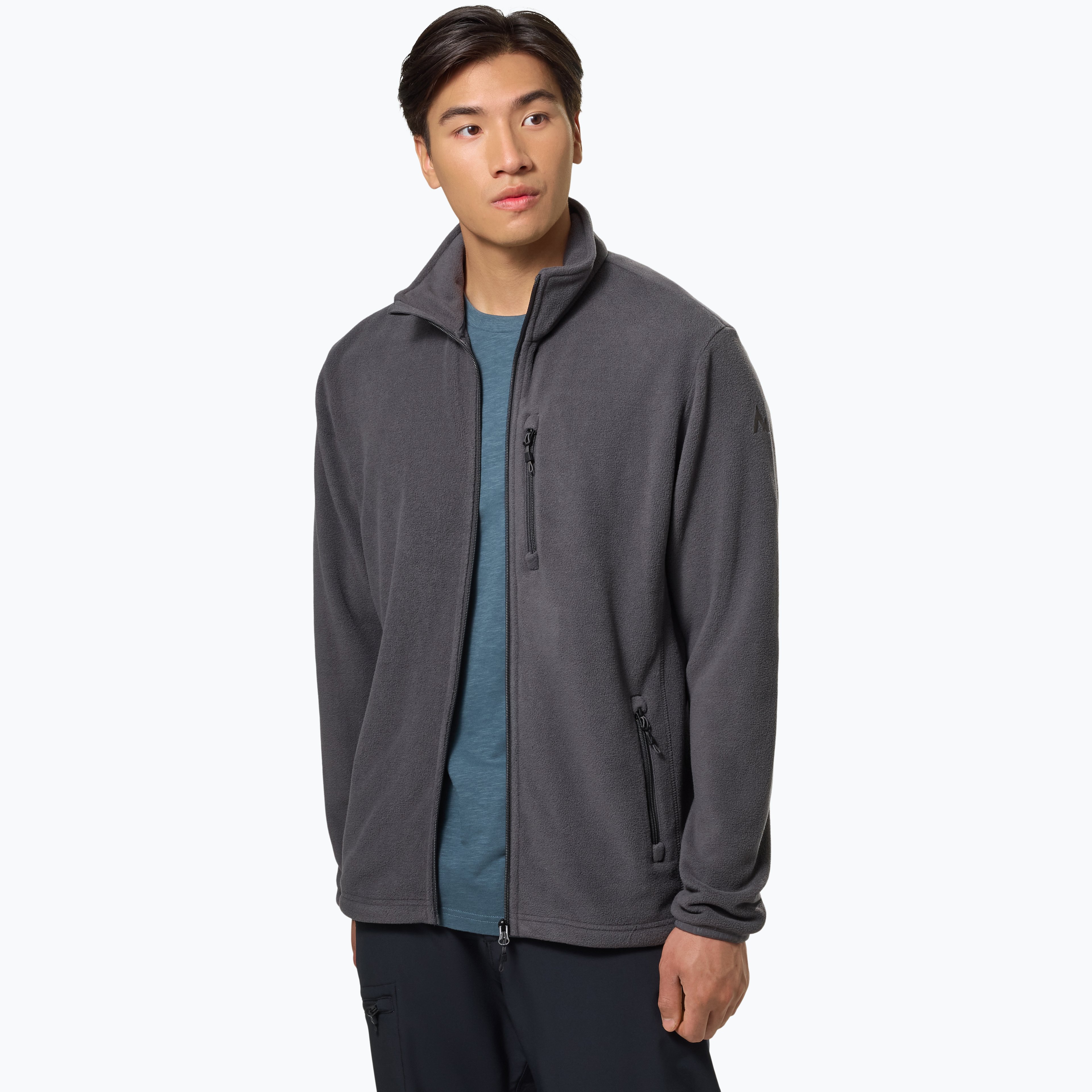 McKinley Valentino Polar M fleecejacka Grå