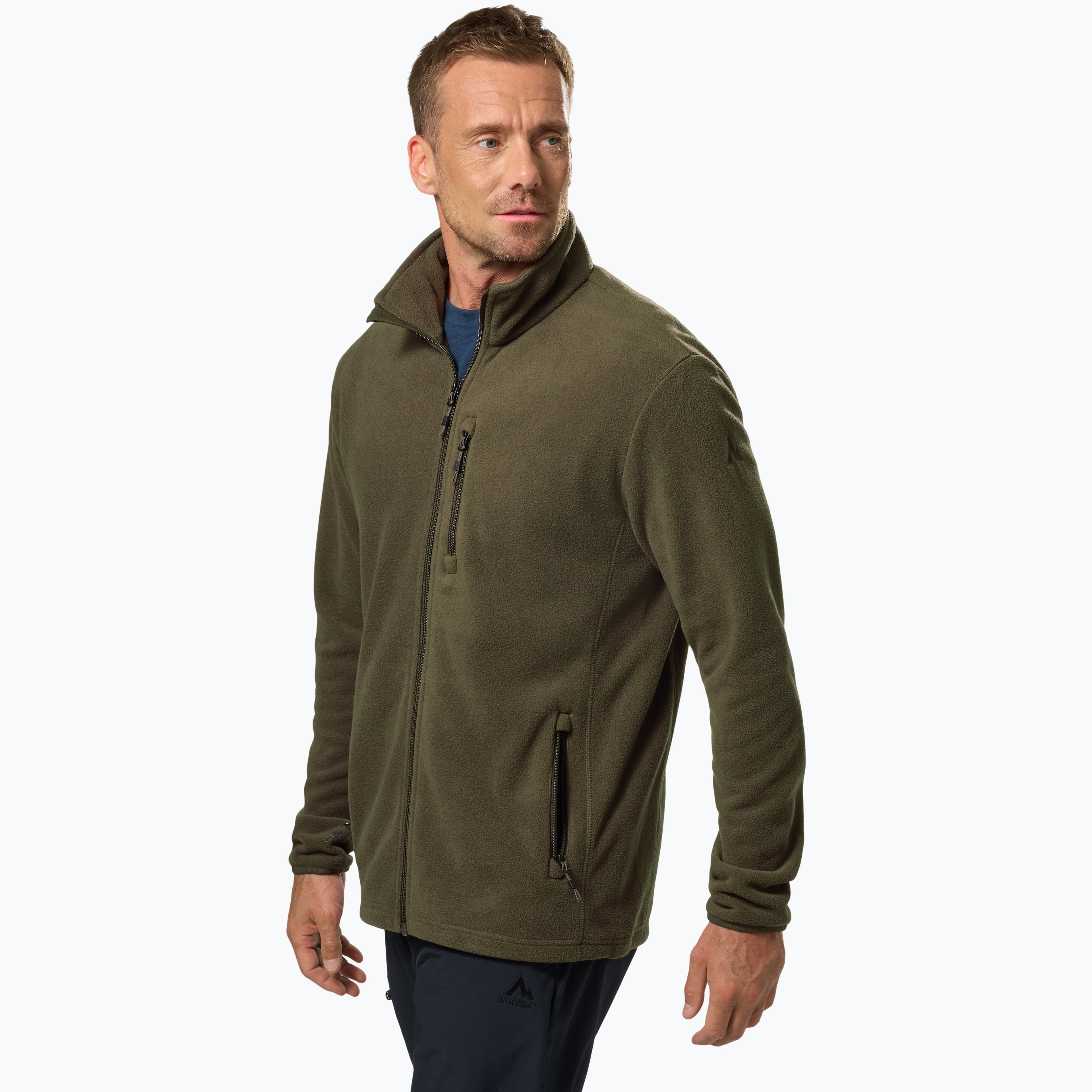 McKinley Valentino Polar M fleecejacka Grön