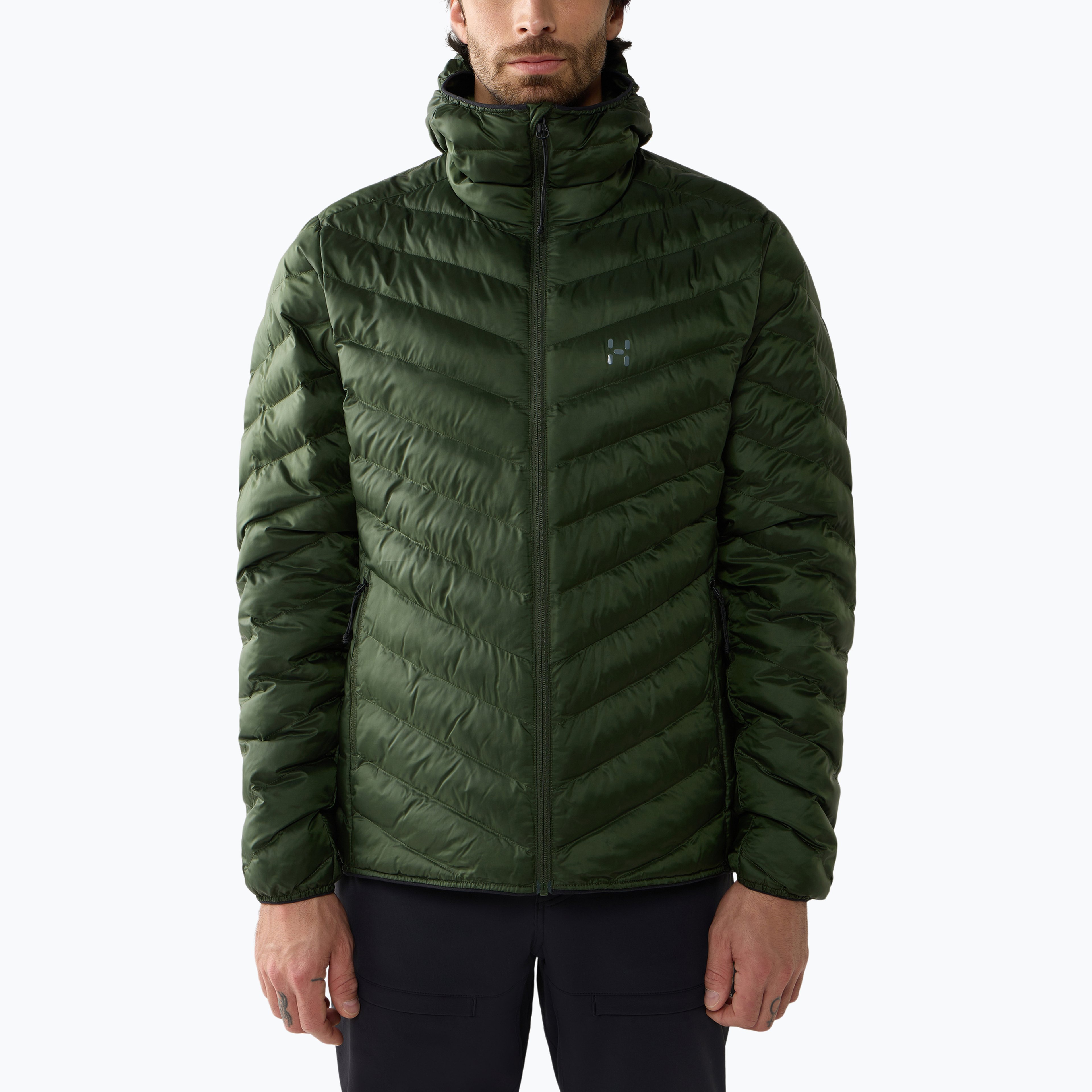 Haglöfs Särna Mimic II Hood M lättviktsjacka Grön