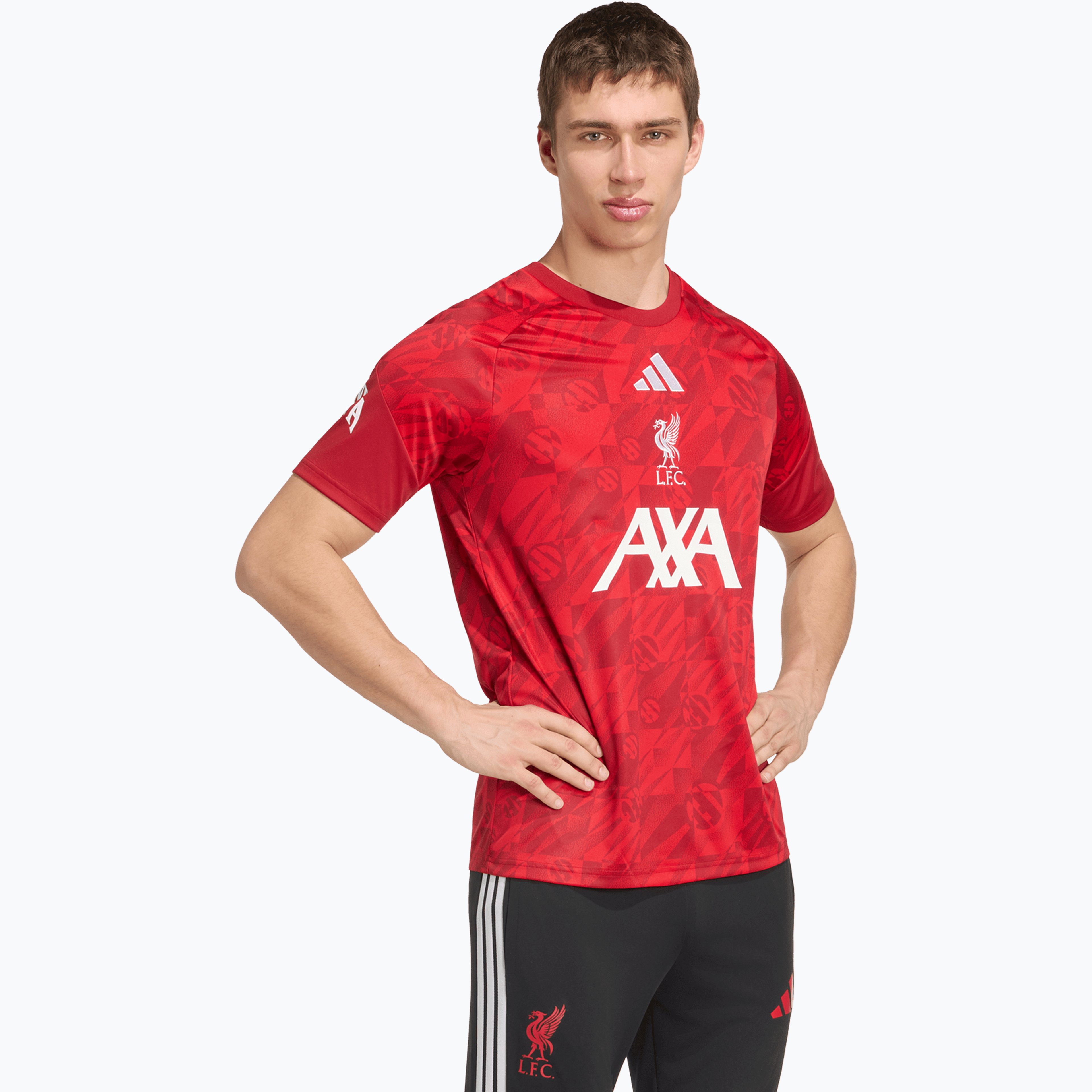 adidas Liverpool FC 26/27 Pre-Match M träningst-shirt Röd