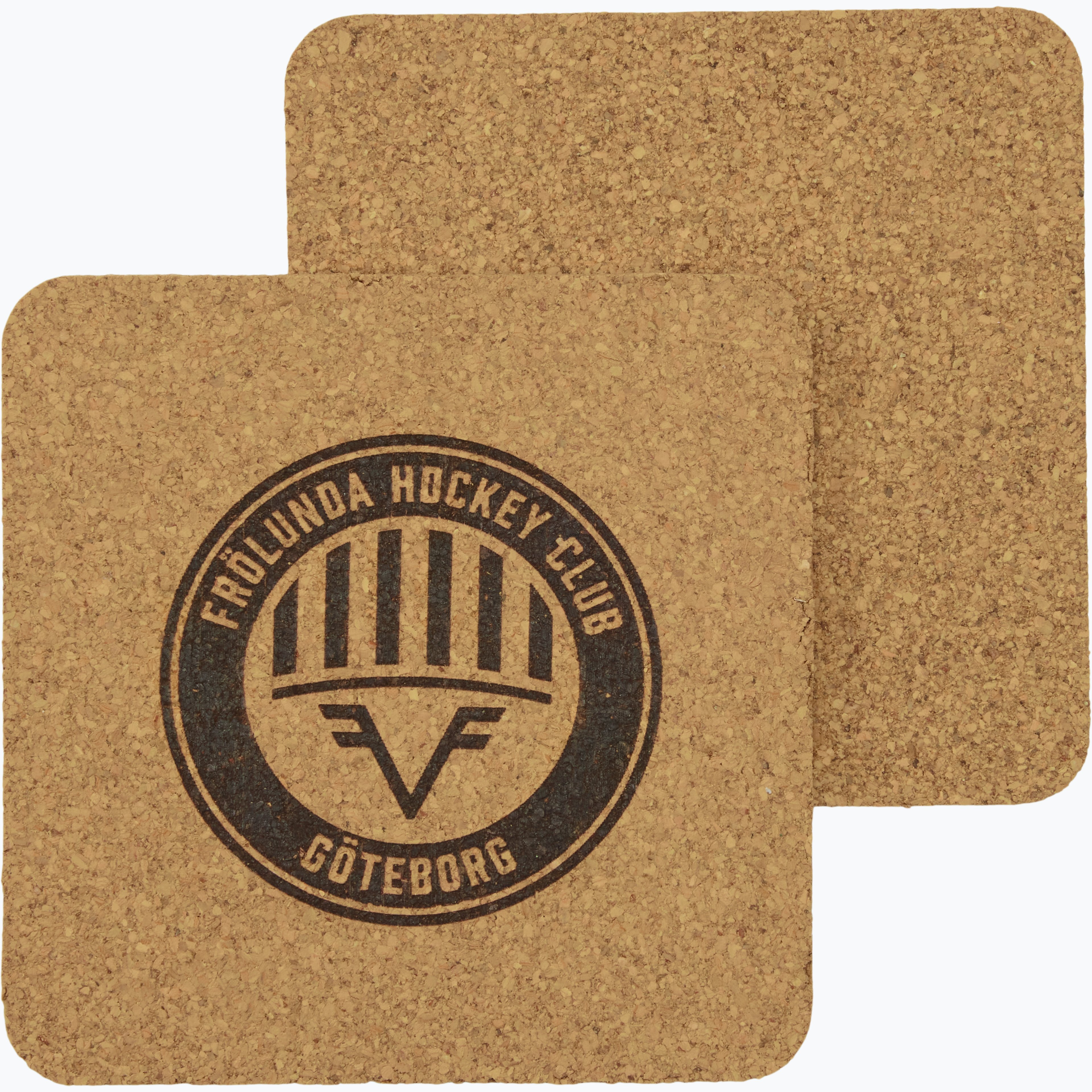 Frölunda Hockey Coaster 2-pack glasunderlägg Brun